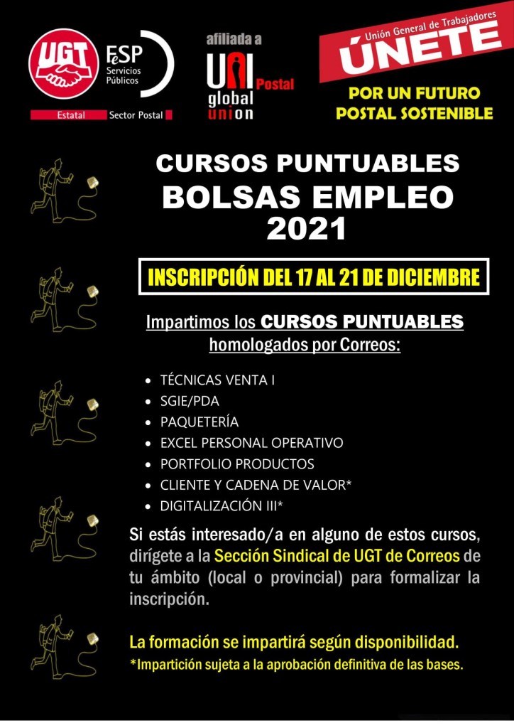 cursos puntuables 2020 UGT