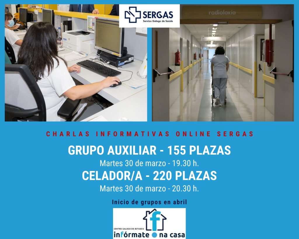 Charla informativa auxiliar administrativo y celador Sergas