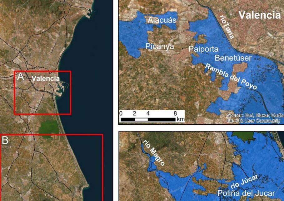 Mapa DANA