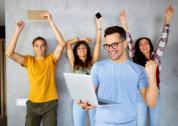 Personas contentas