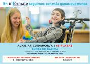 Cartel de Auxiliar Cuidador de X