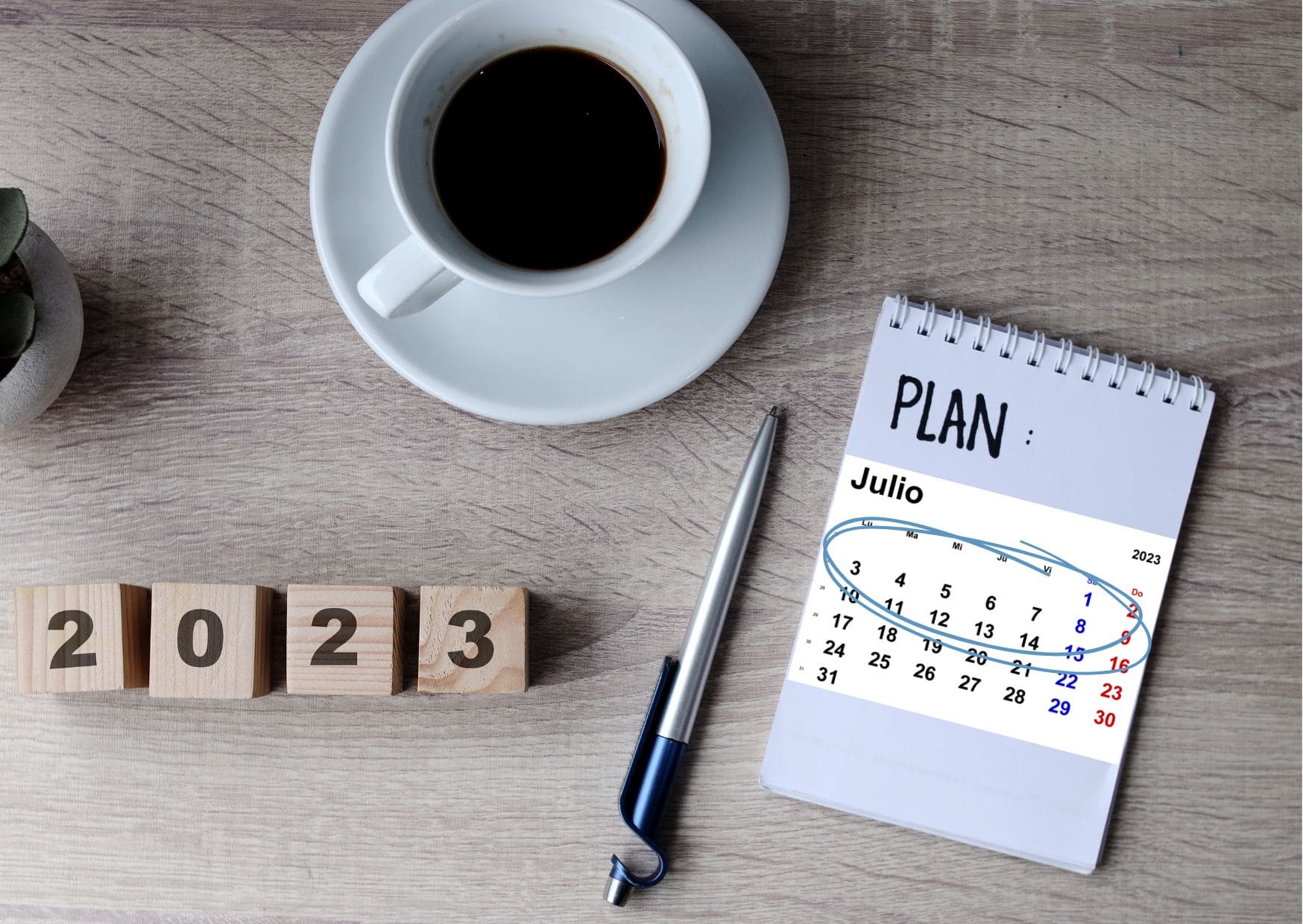 Calendario julio 2023
