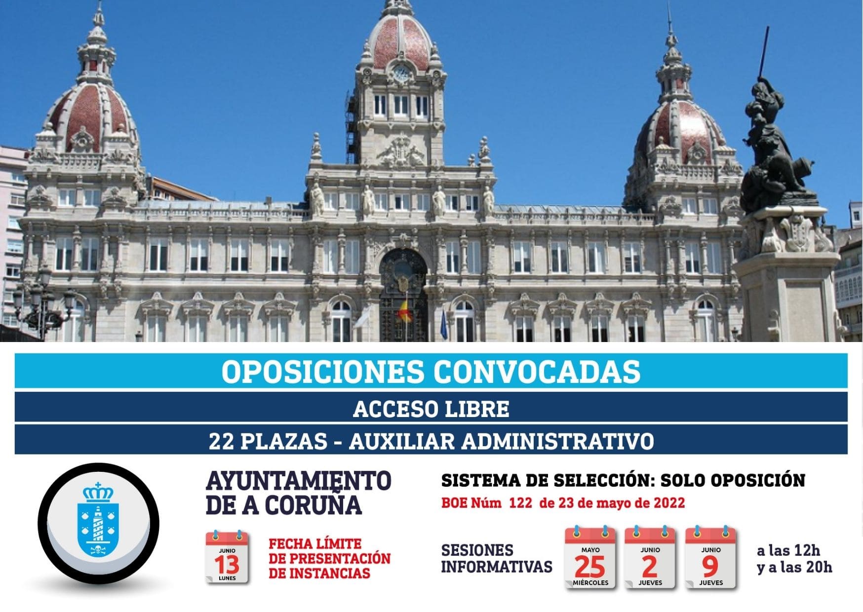 Cartel anunciando charla