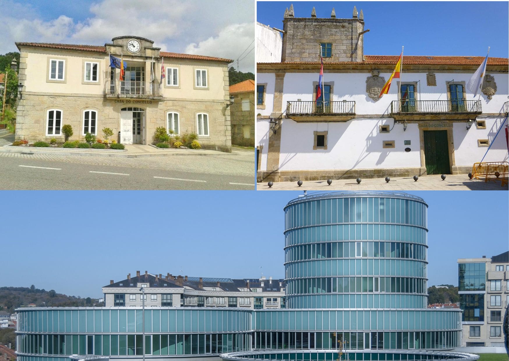 Baiona, Lalín y Melón