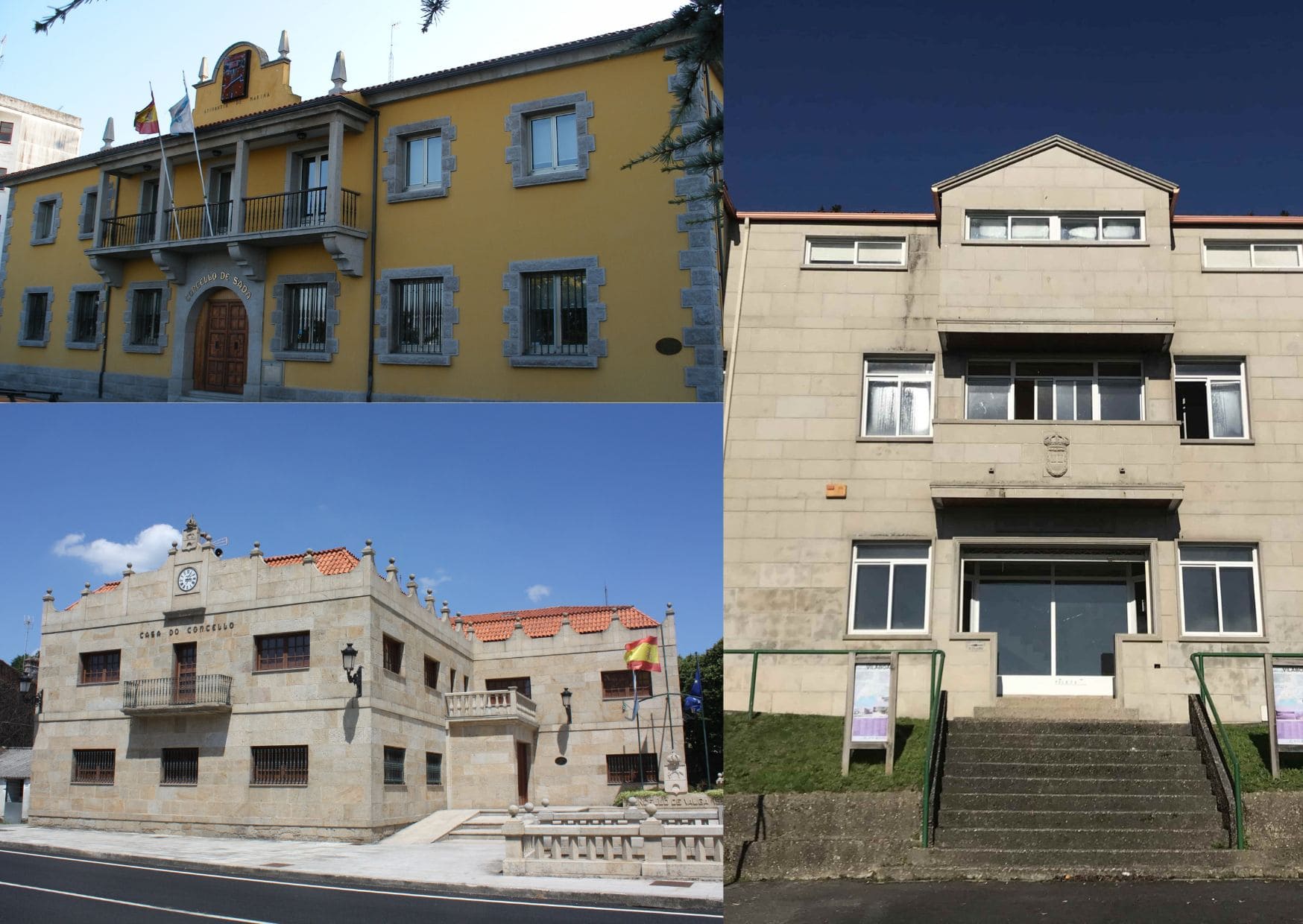 Concellos de Sada, Valga y Vilab