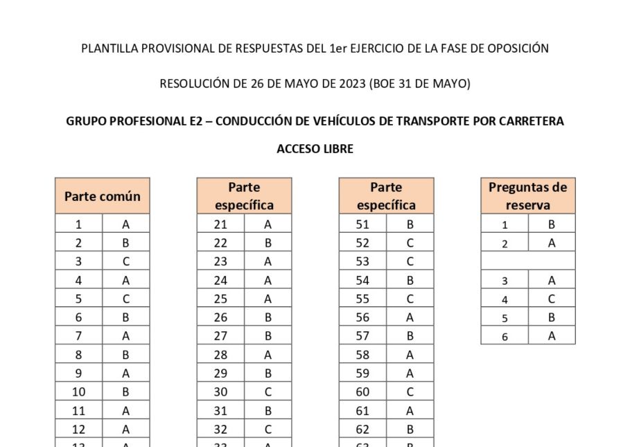 Plantilla provisional respuestas