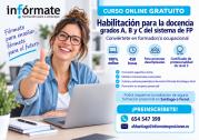 Cartel anunciando curso formador