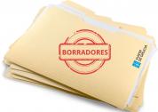 Carpetas con borradores de las c