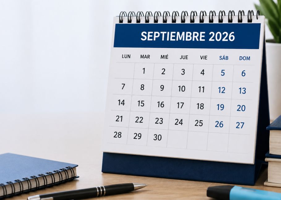 Calendario septiembre 2026