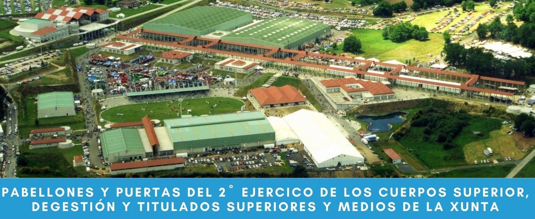 Vista aérea del recinto ferial d