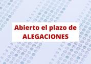 Presentación de alegaciones