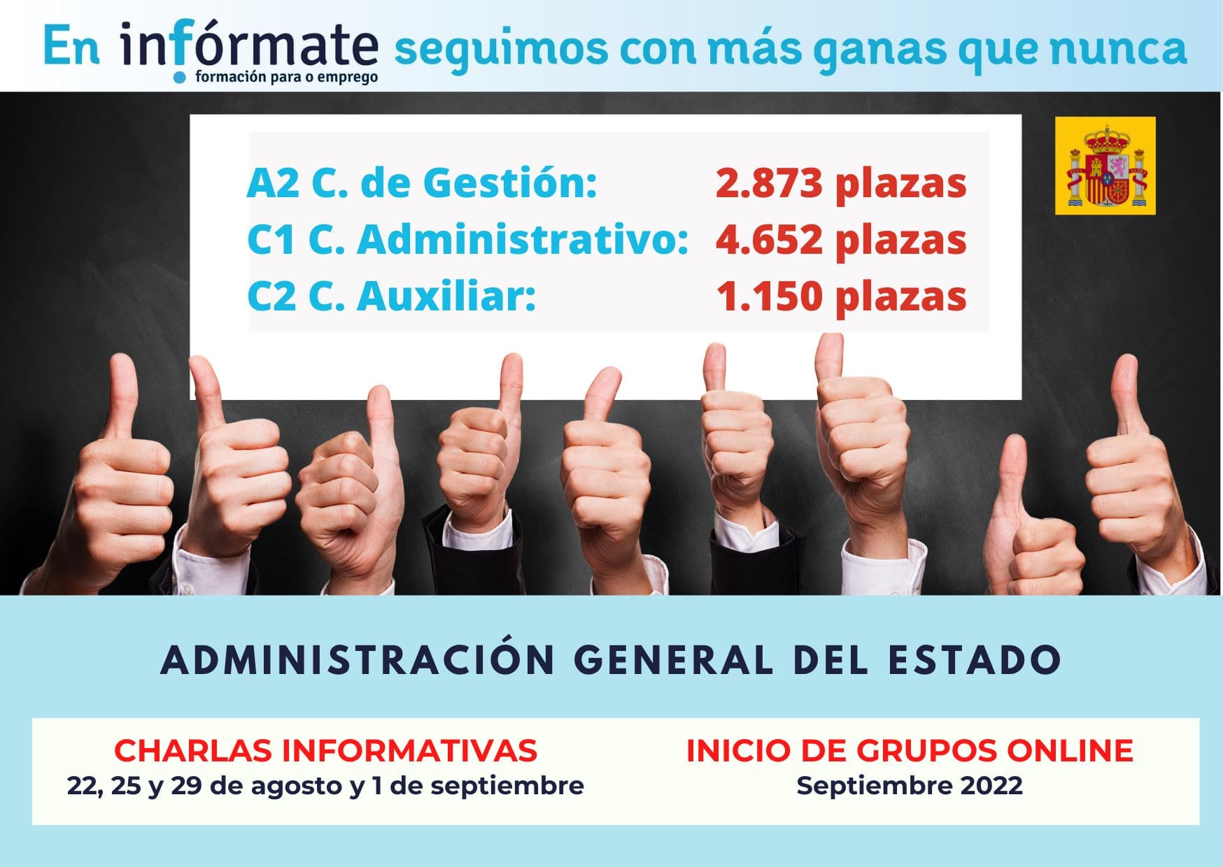 Charlas informativas Estado agos