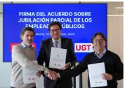 Acto de firma del acuerdo de Gob