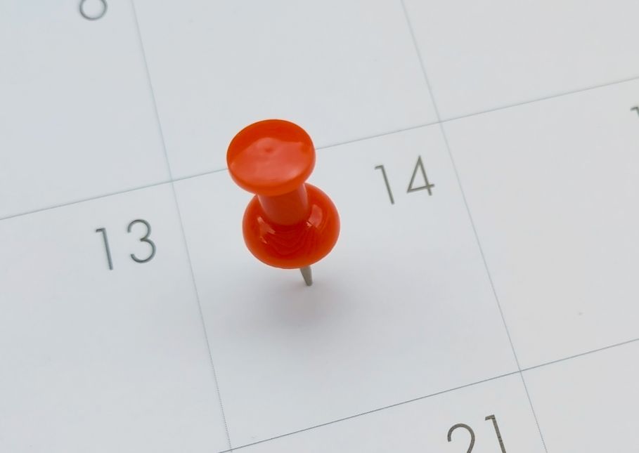 Marcado el día 14 en el calendar