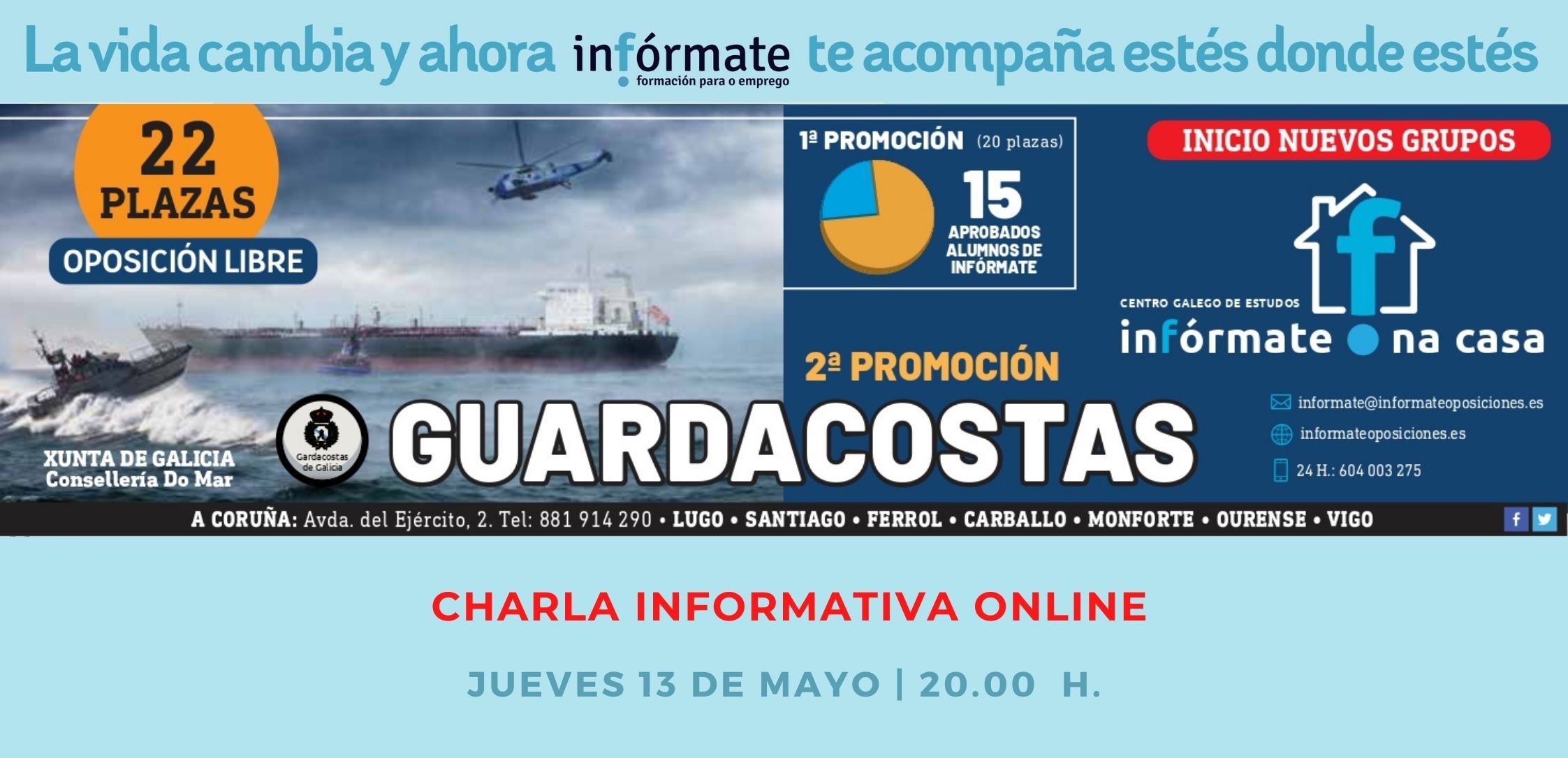 Cartel de In.fórmate sobre la pr
