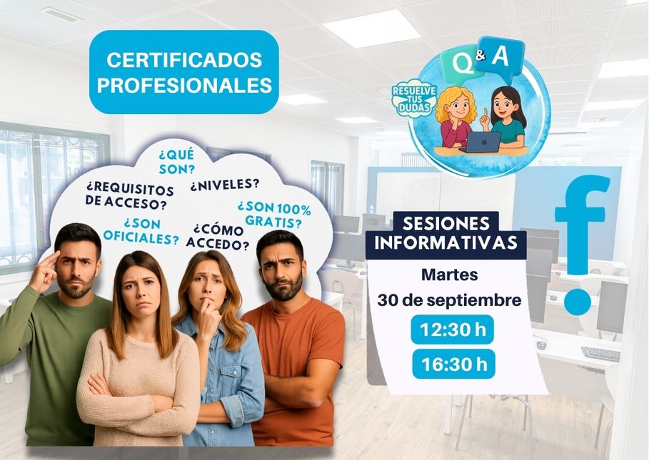 Cartel anunciando las sesiones i