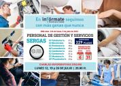 Cartel publicitario charlas info