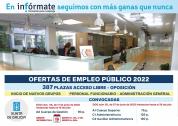 Cartel anunciando charlas