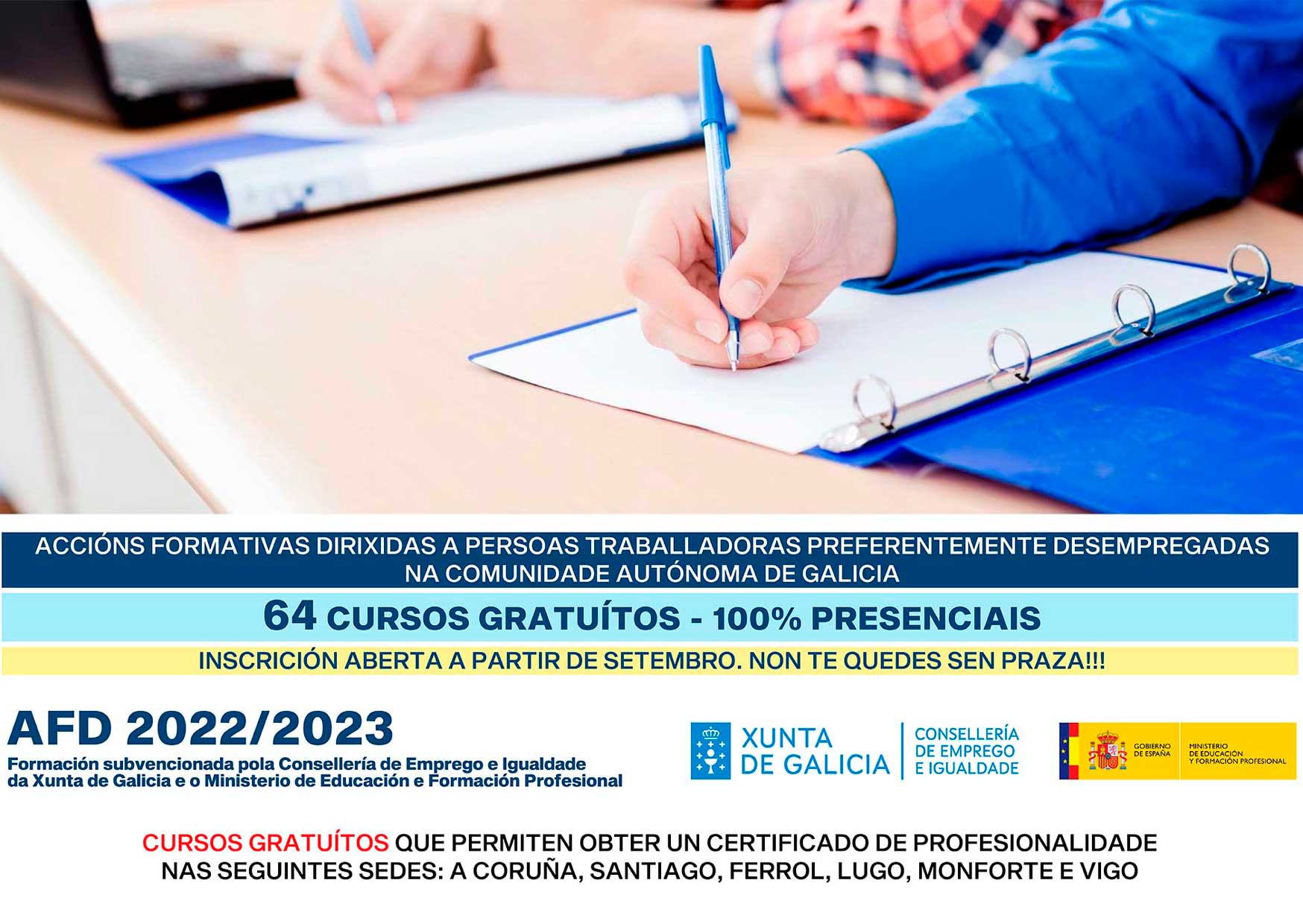 Cartel anunciado AFDs