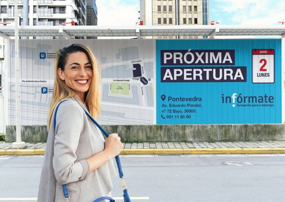 Cartel de apertura de In.fórmate