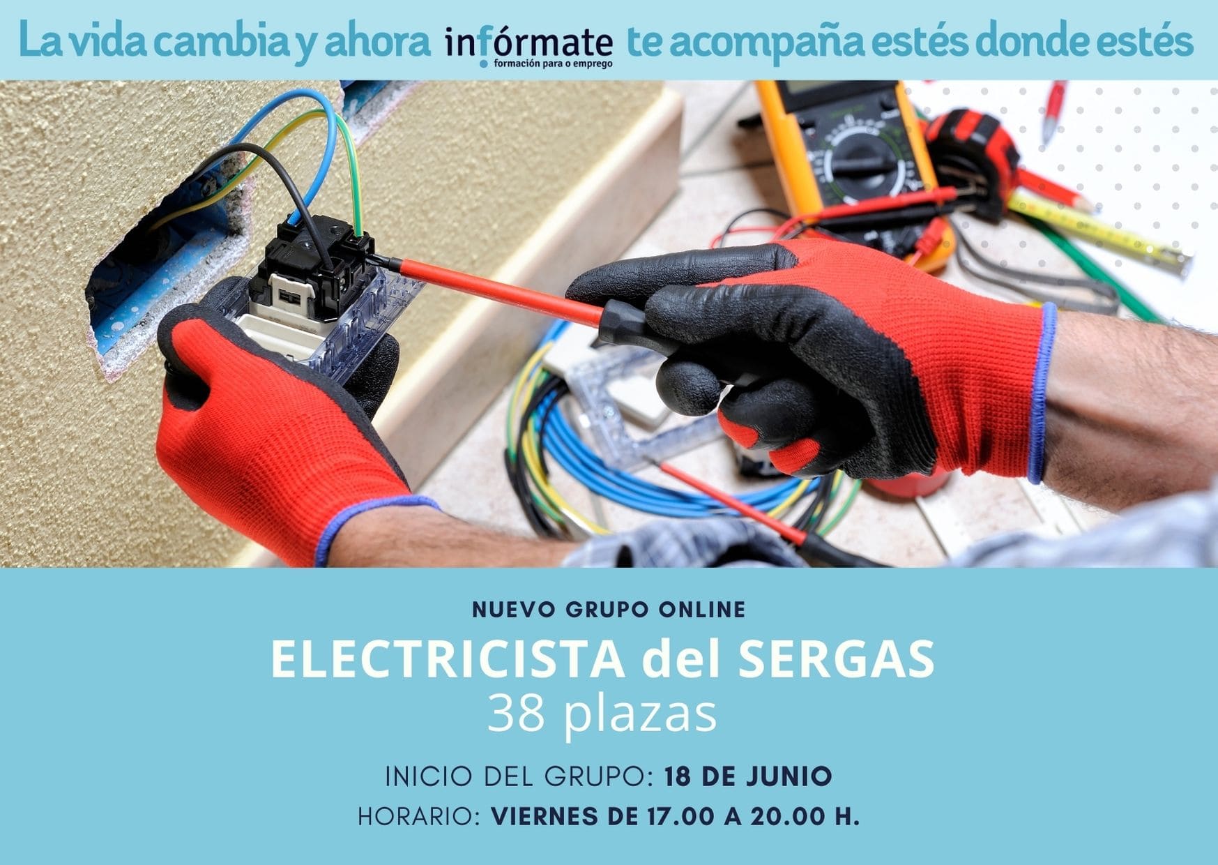 Cartel promocional Electricista
