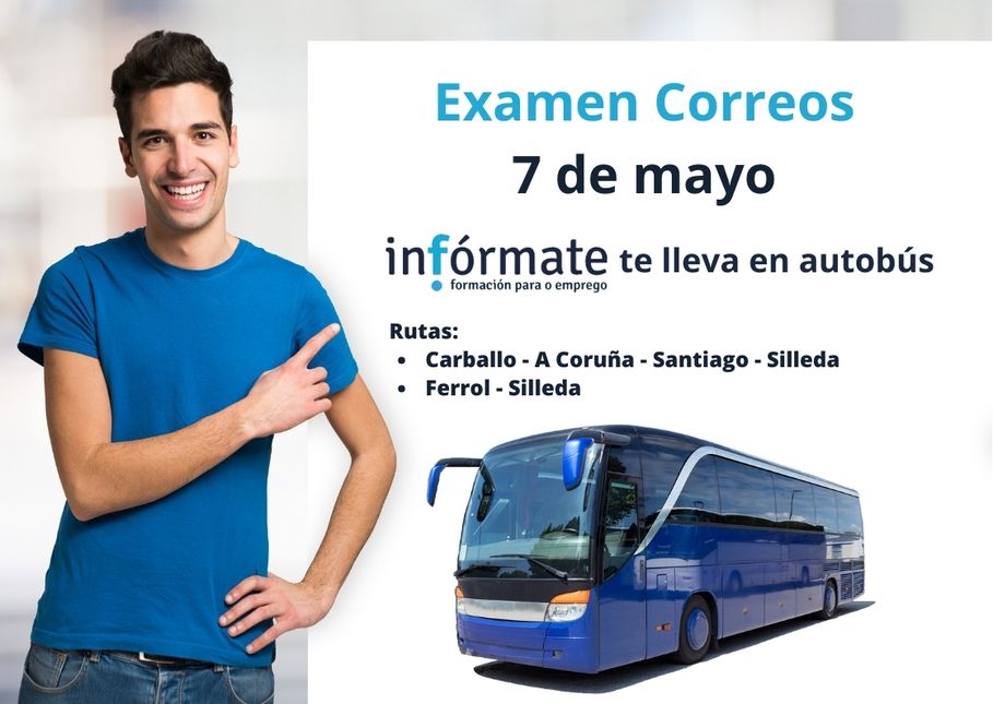 Cartel promocionando autobús a S