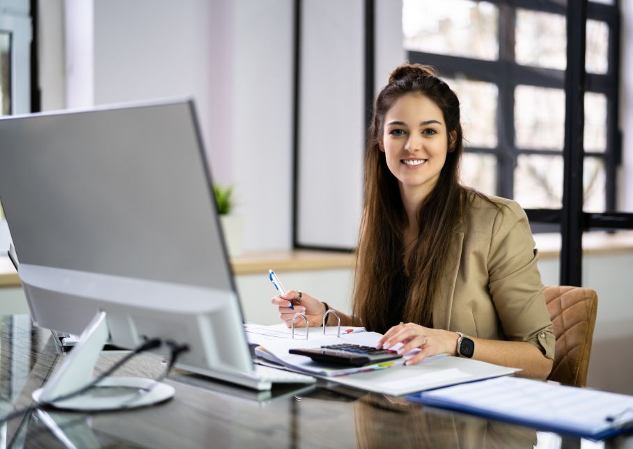 Auxiliar administrativa de conta