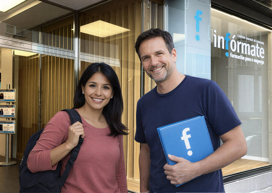 Alumnos diante de In.fórmate A C