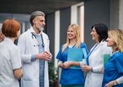 Trabajadores hospital