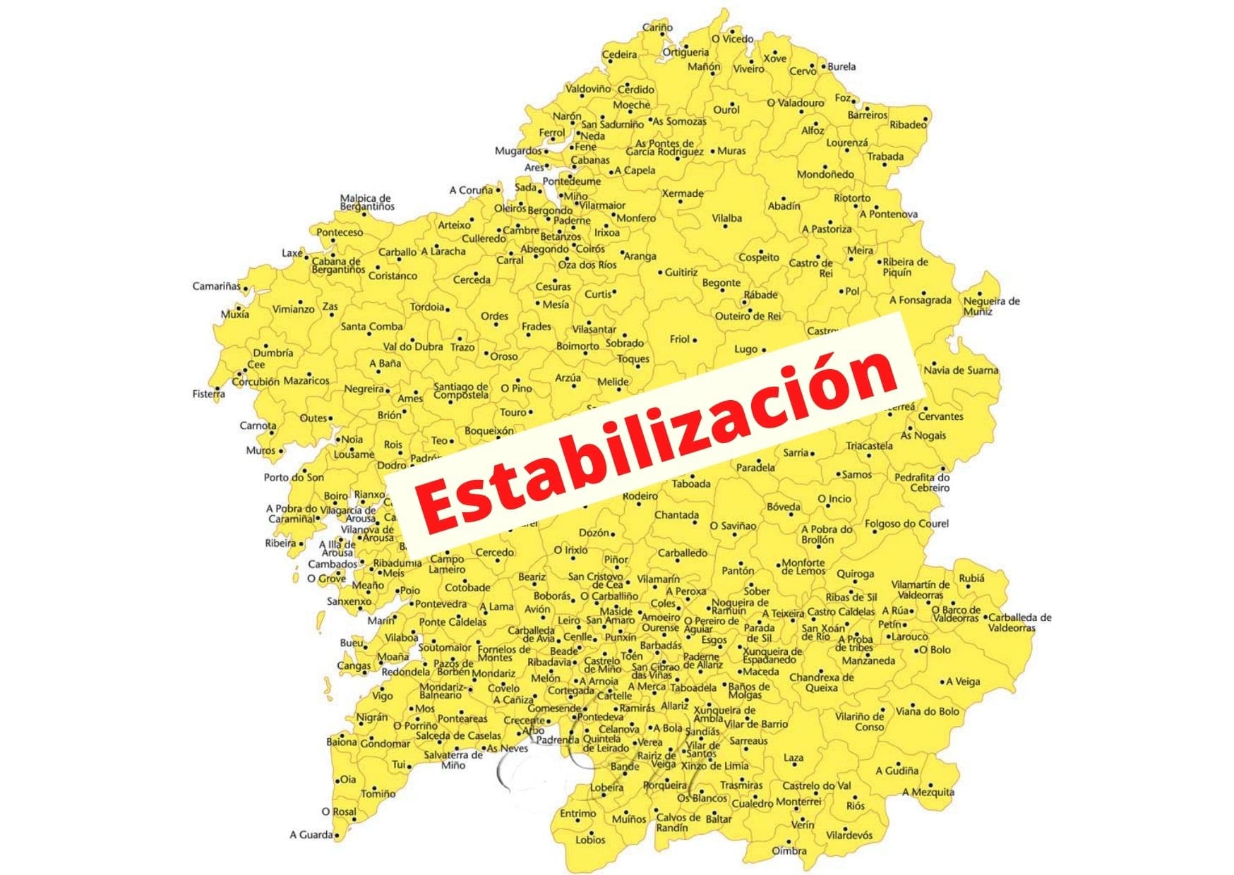 Mapa Concellos gallegos