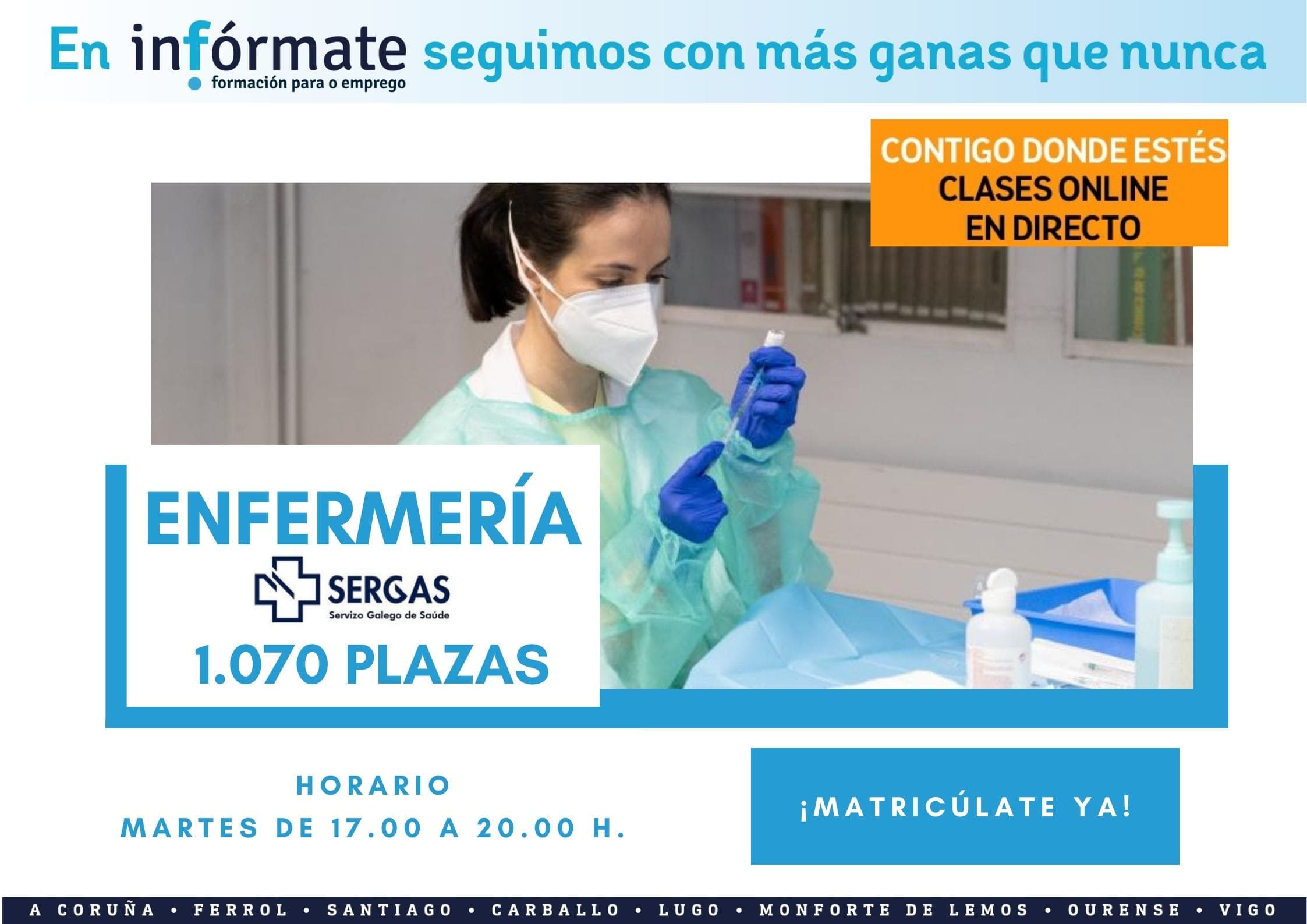 Cartel publicitario Enfermería