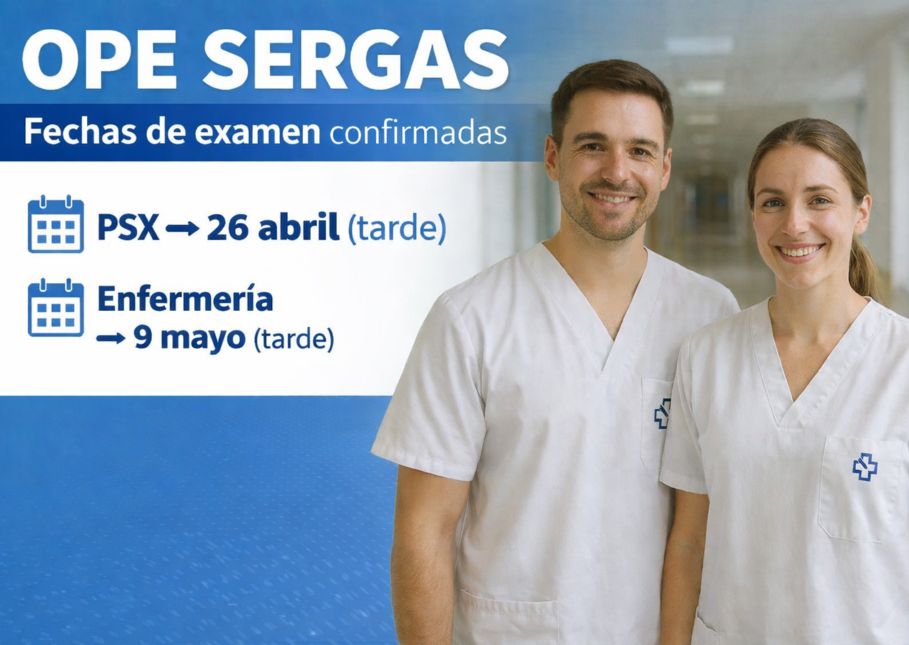 Personal sanitario fechas de exa