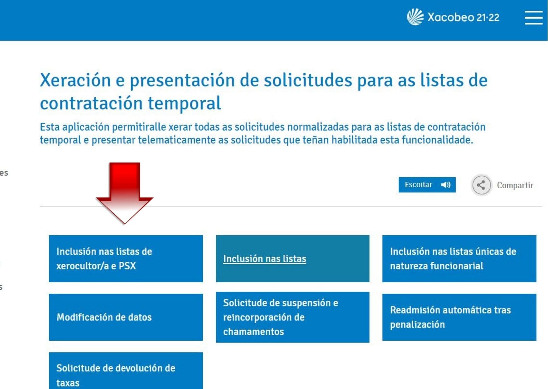Listas de contratación