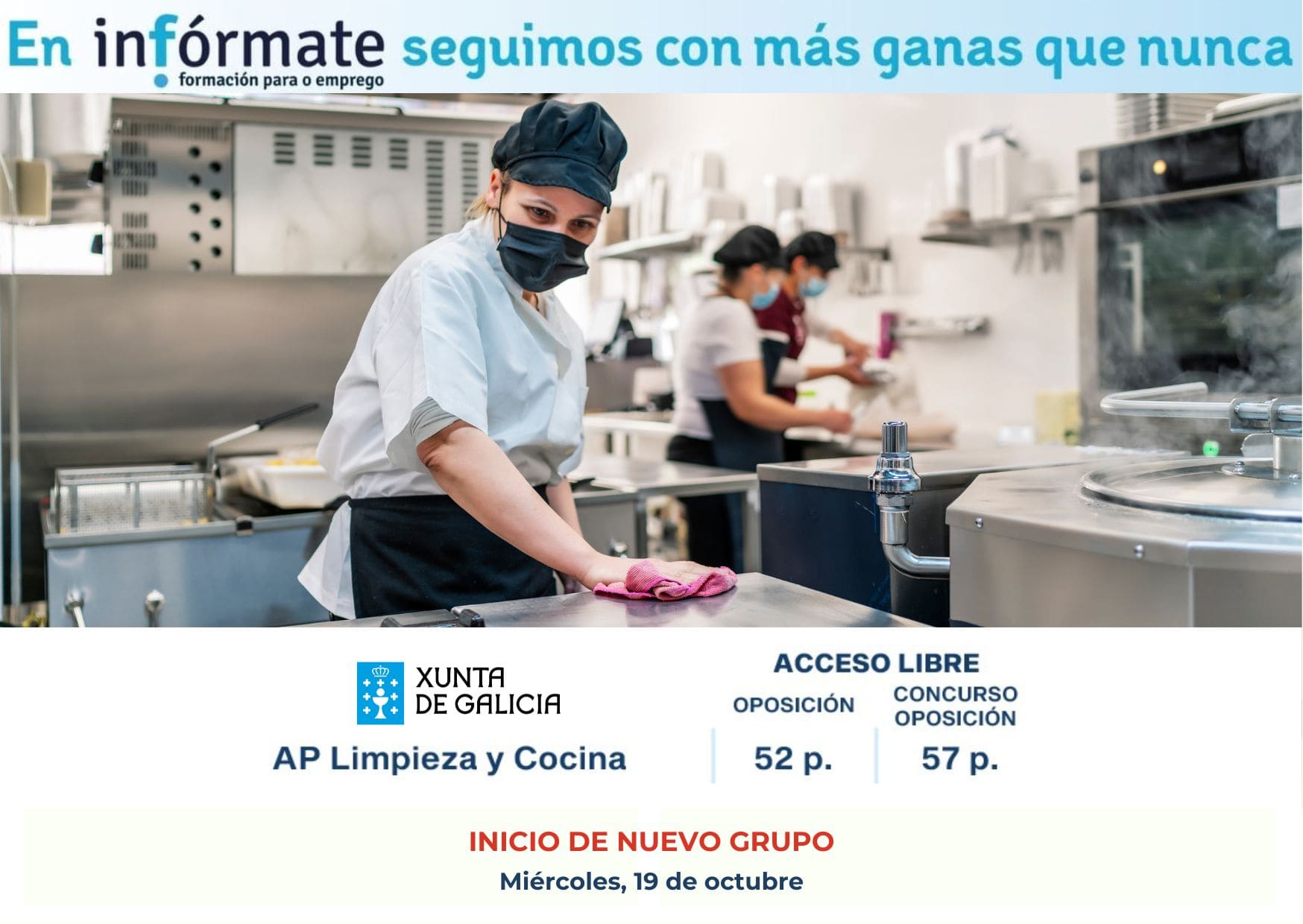 Cartel anunciando inicio de grup