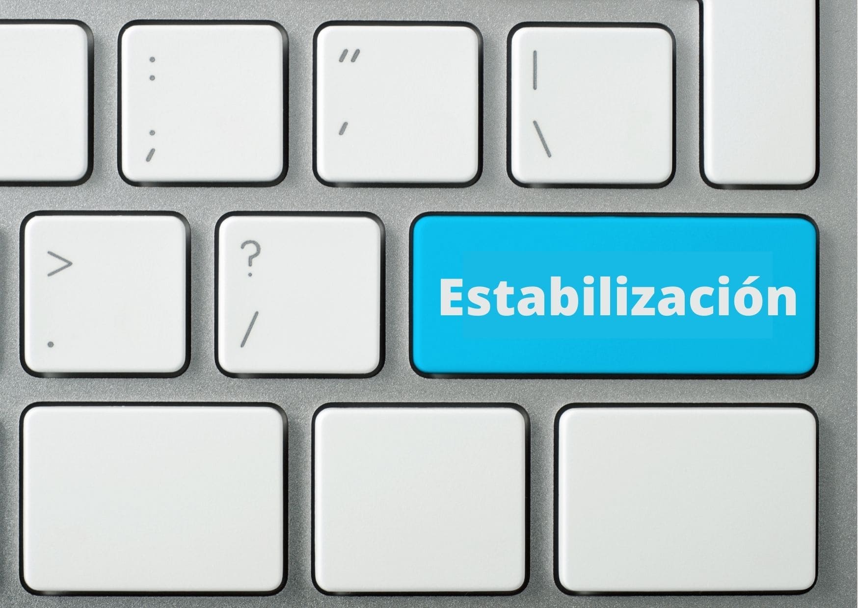 Tecla de estabilización