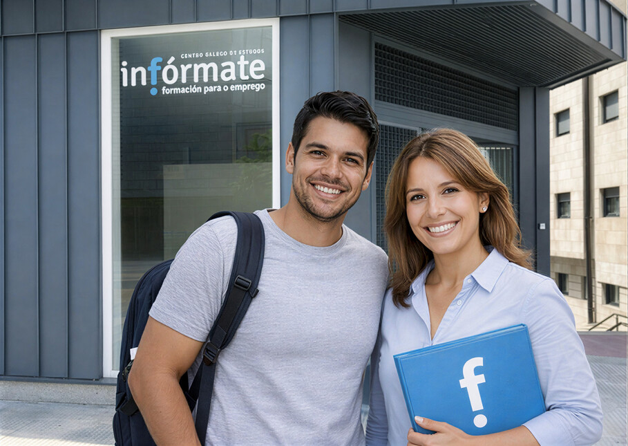 Alumnado delante de In.fórmate P