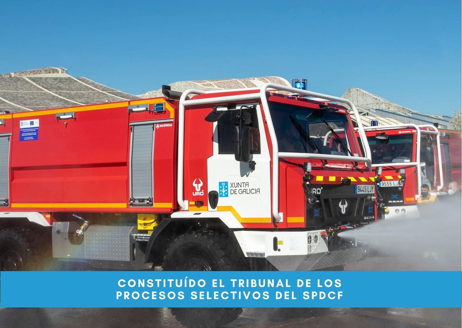 Motobomba del SPDCIF de la Xunta