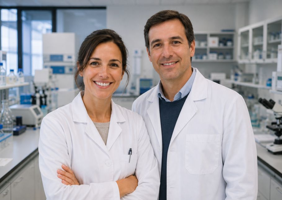 Técnicos de laboratorio