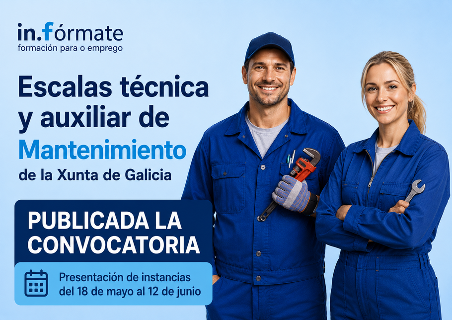Trabajadores mantenimiento Xunta