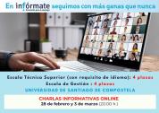 Cartel anunciando charla