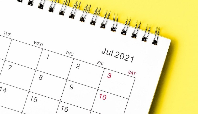 Calendario de examen